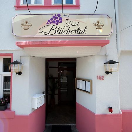 Hotel Bluechertal Bacharach Esterno foto