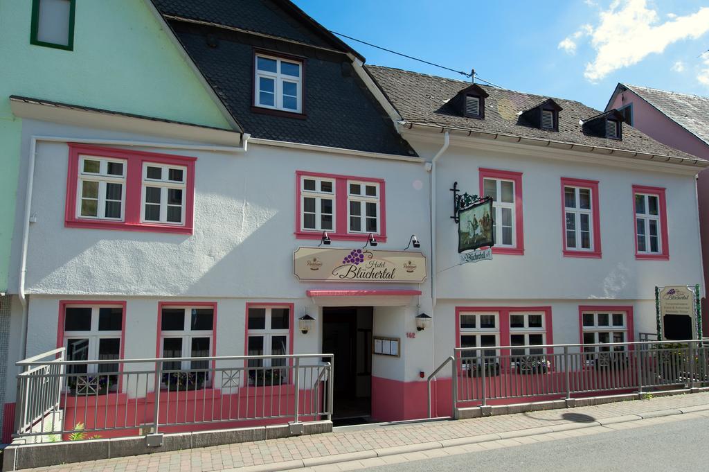 Hotel Bluechertal Bacharach Esterno foto